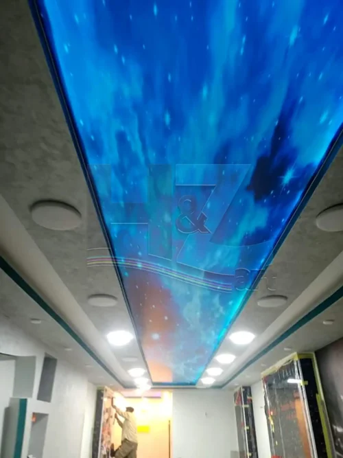 سقف فرنسى مضيئ