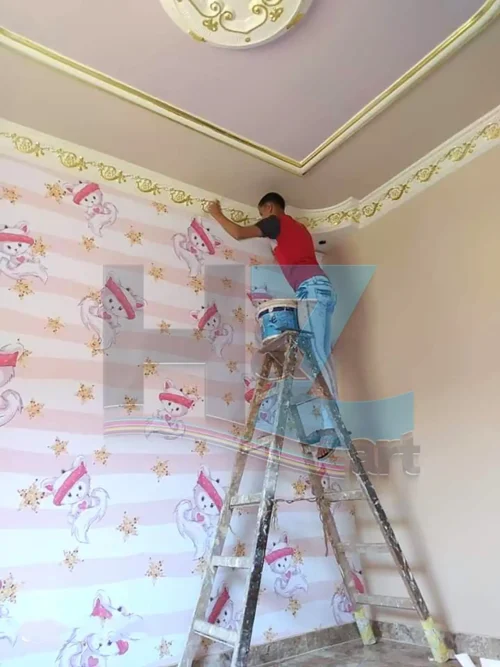 تركيب ورق حائط